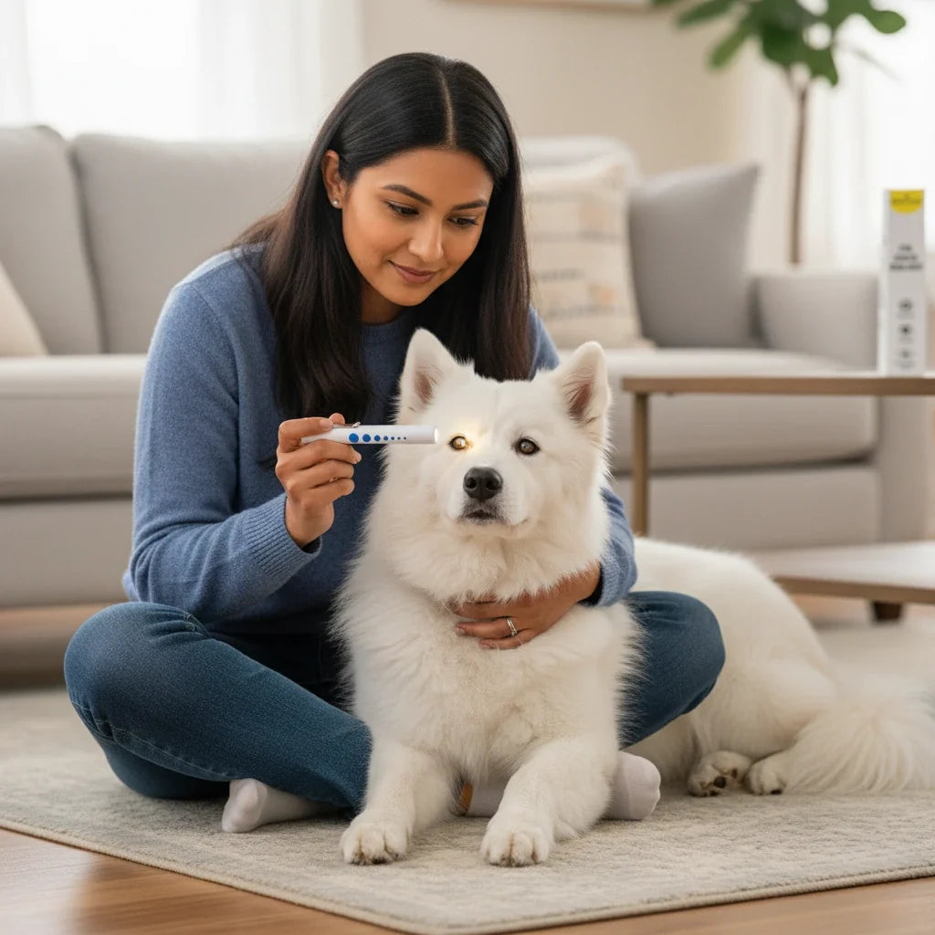 Pet Eye Check Penlight — Gentle LED for Dogs & Cats