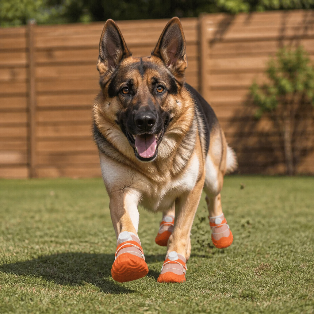 Protective Dog Shoes with Adjustable Straps for Comfortable Outdoor Walks