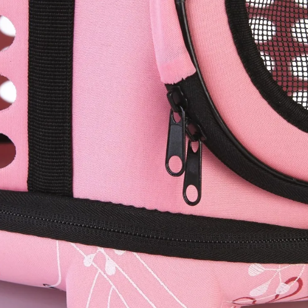 Compact Cat Carrier Bag With Ventilation - Perfect For Travel And Outings