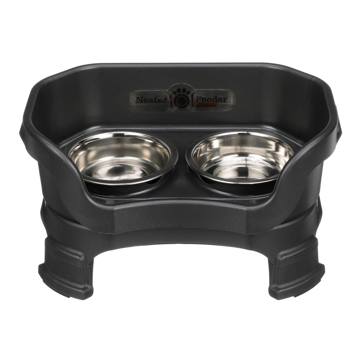 Elevated Mess-Proof Pet Feeder — Raised Double Bowl Station