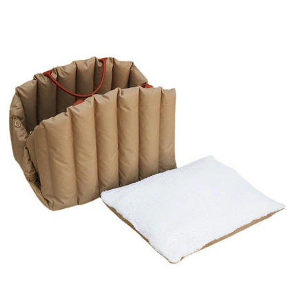 Snootkin Quilted Cat Carrier Bag & Safe Car Seat - The Paw Purrse