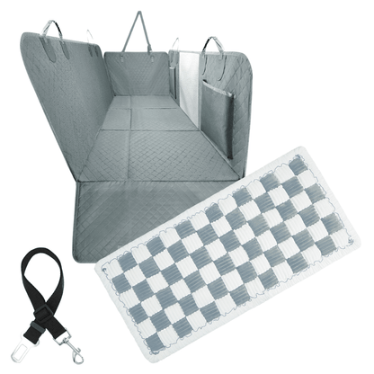 Dog Car Seat Cover — Waterproof Hammock, Hard Bottom