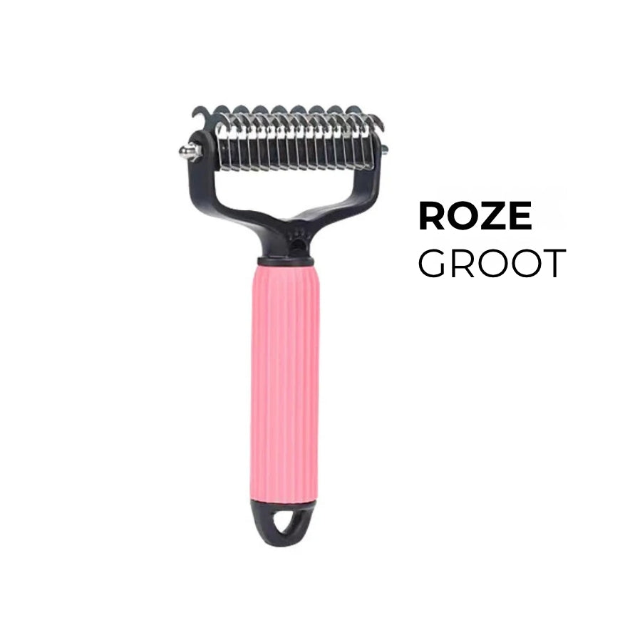 Double-Sided Dematting Brush for Pets