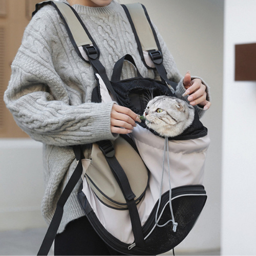 Snootkin Hands-Free Cat Travel Backpack & Front Pouch - PawPouch