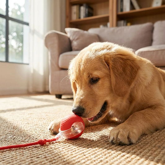 Interactive Rolling Ball Dog Toy — Motion-Activated Chase Toy