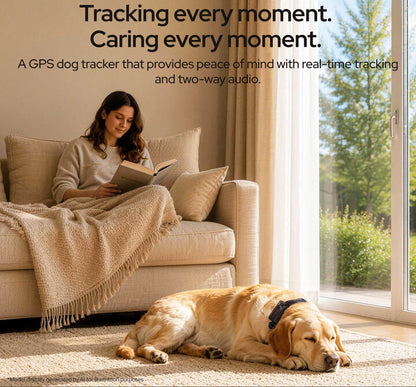 Smart GPS Dog Collar — Live Tracking, No Fees