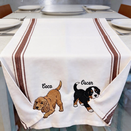 The "Biting Corner" Personalized Pet Dish Towel