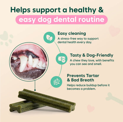 Dog Dental Sticks — Fresh Breath & Plaque