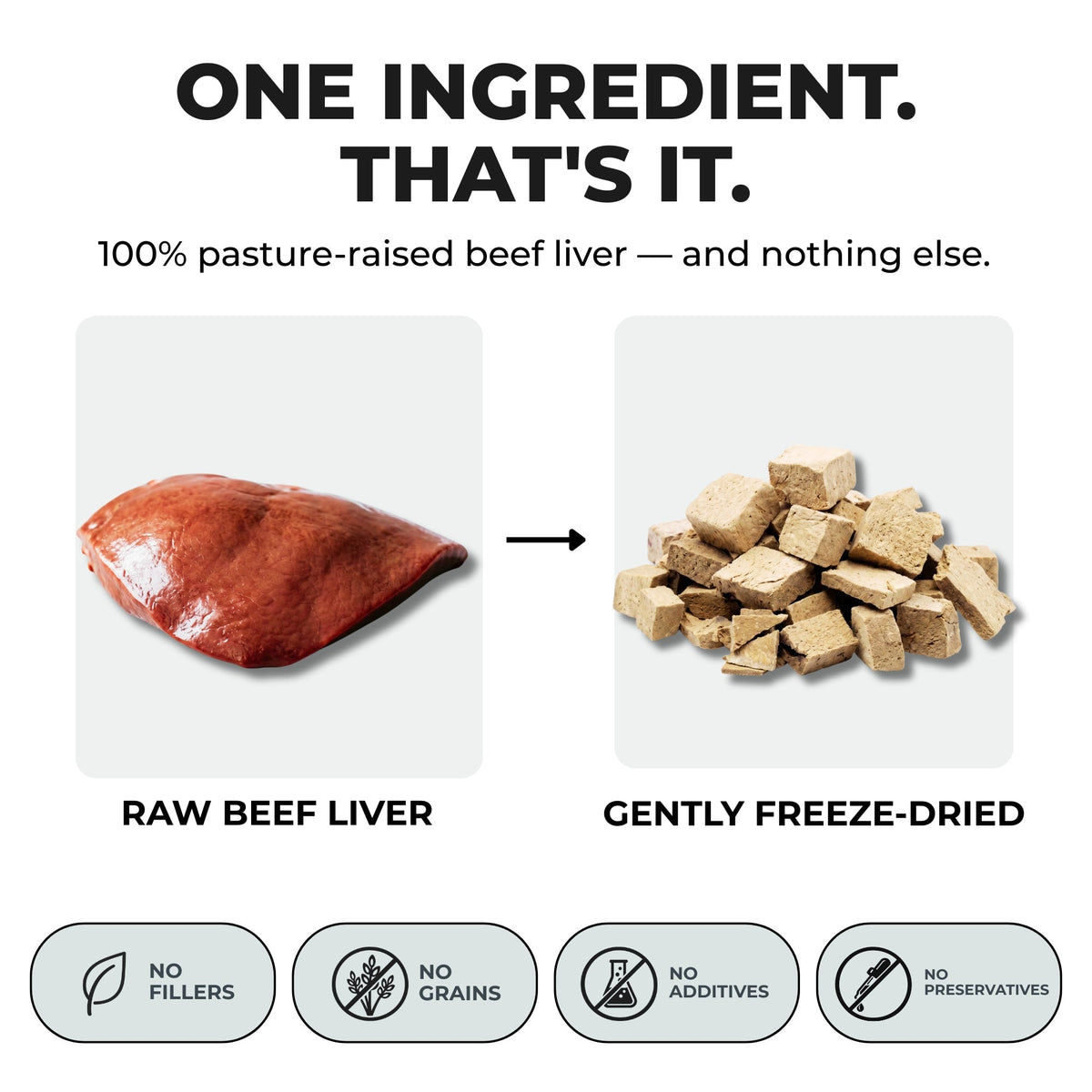 Freeze-Dried Beef Liver Dog Treats — Training