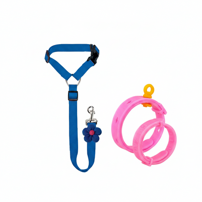 2-in-1 Dog Car Seat Belt & Walking Leash
