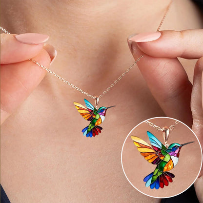 The Hummingbird Necklace — Full Colour