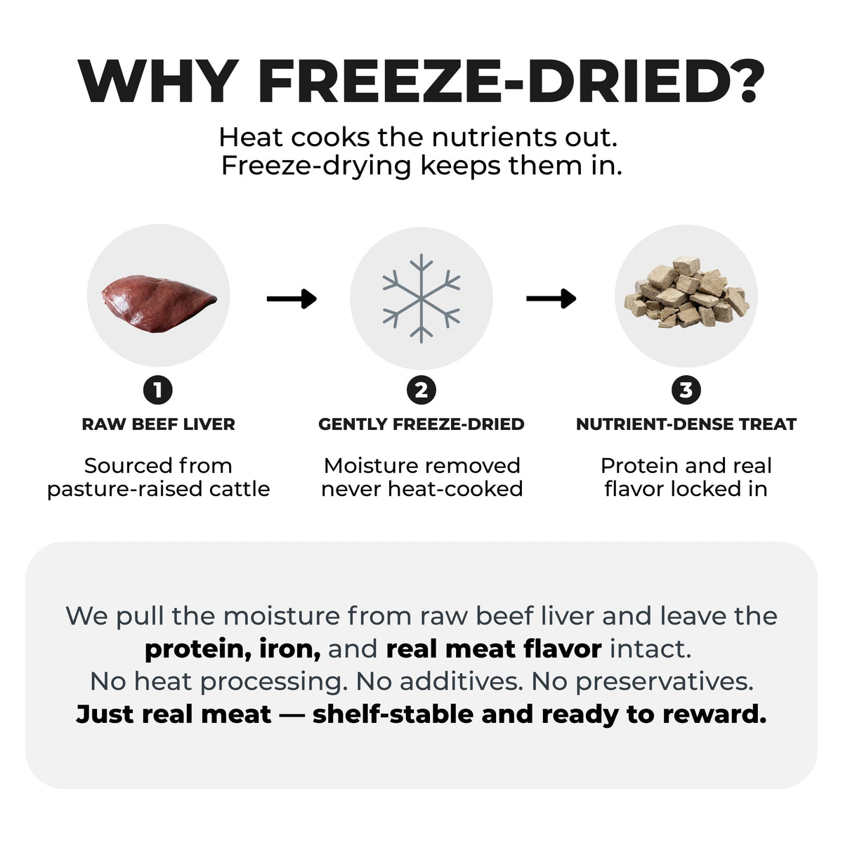 Freeze-Dried Beef Liver Dog Treats — Training