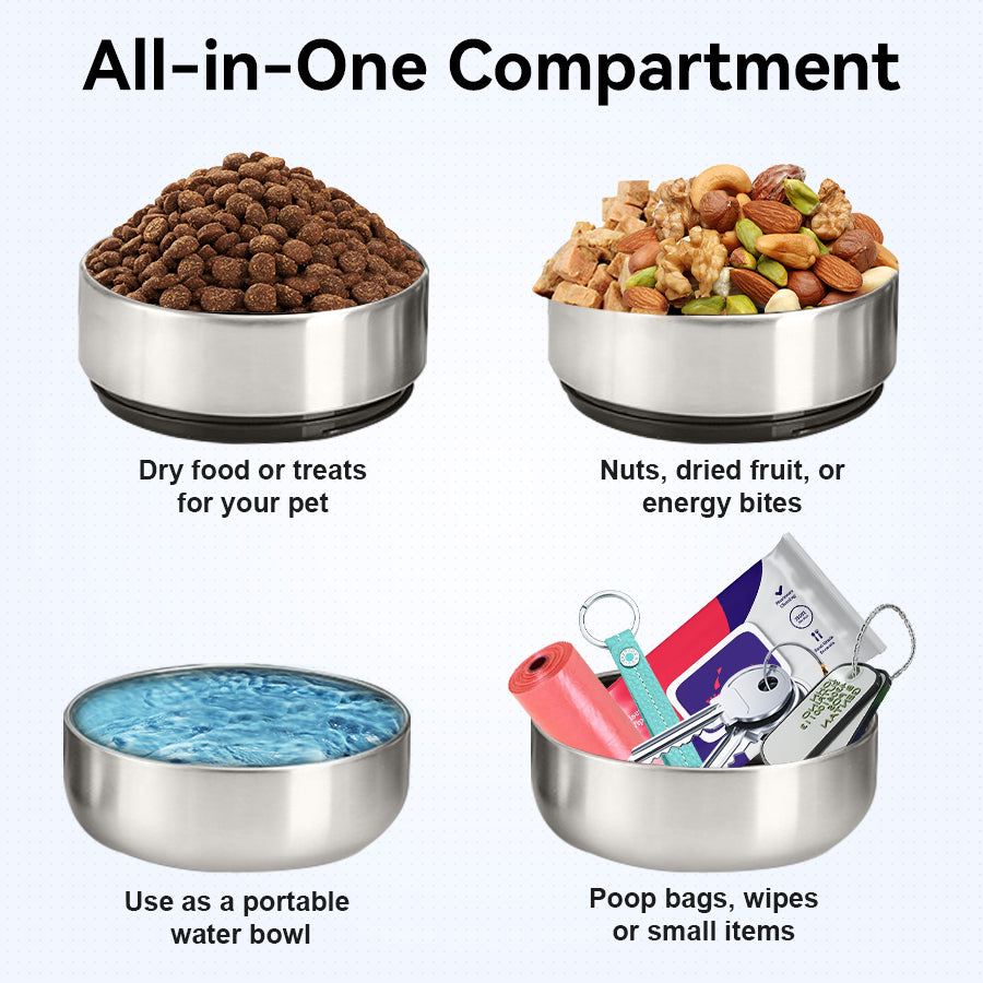 Customisable 3-in-1 Dog Bottle | Water For You & Your Dog