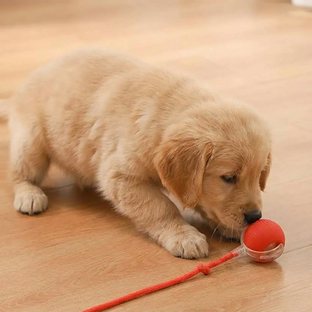 Interactive Rolling Ball Dog Toy — Motion-Activated Chase Toy