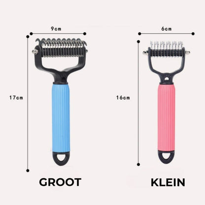 Double-Sided Dematting Brush for Pets