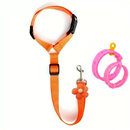 2-in-1 Dog Car Seat Belt & Walking Leash