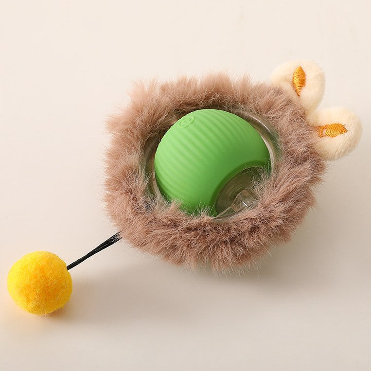 Interactive Rolling Ball Dog Toy — Motion-Activated Chase Toy