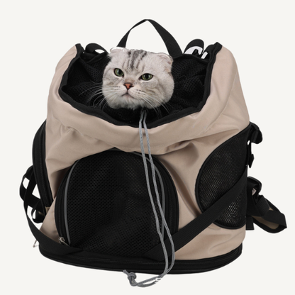 Snootkin Hands-Free Cat Travel Backpack & Front Pouch - PawPouch