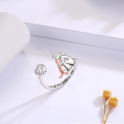 The Always Ring — 925 Silver Dog with Zirconia