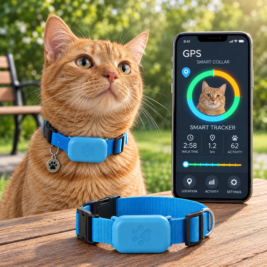 Smart GPS Cat Collar — Live Tracking, No Fees