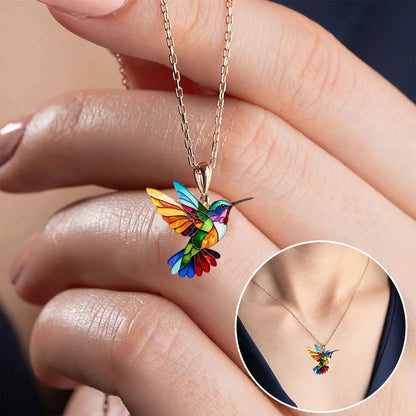 The Hummingbird Necklace — Full Colour