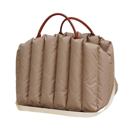 Snootkin Quilted Cat Carrier Bag & Safe Car Seat - The Paw Purrse