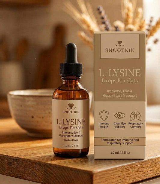 L-Lysine Drops for Cats — Sneezing & Eyes