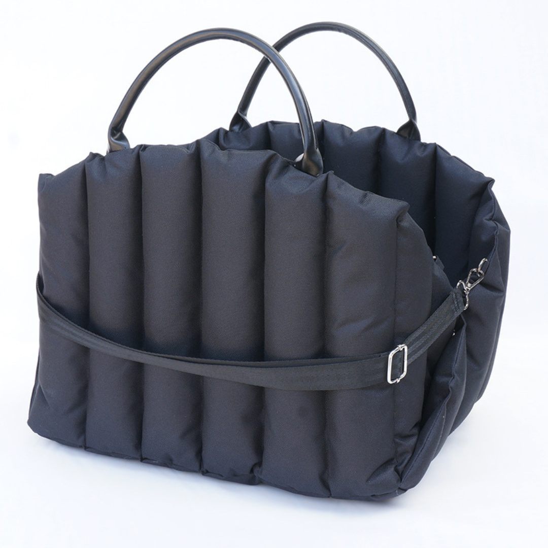 Snootkin Quilted Cat Carrier Bag & Safe Car Seat - The Paw Purrse