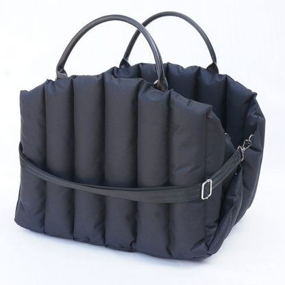 Snootkin Quilted Cat Carrier Bag & Safe Car Seat - The Paw Purrse