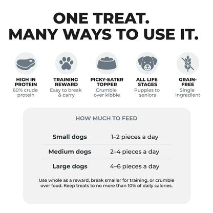 Freeze-Dried Beef Liver Dog Treats — Training