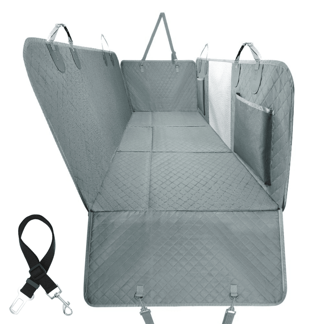 Dog Car Seat Cover — Waterproof Hammock, Hard Bottom