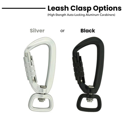 Adventure Dog Leash — Locking Carabiner Clip