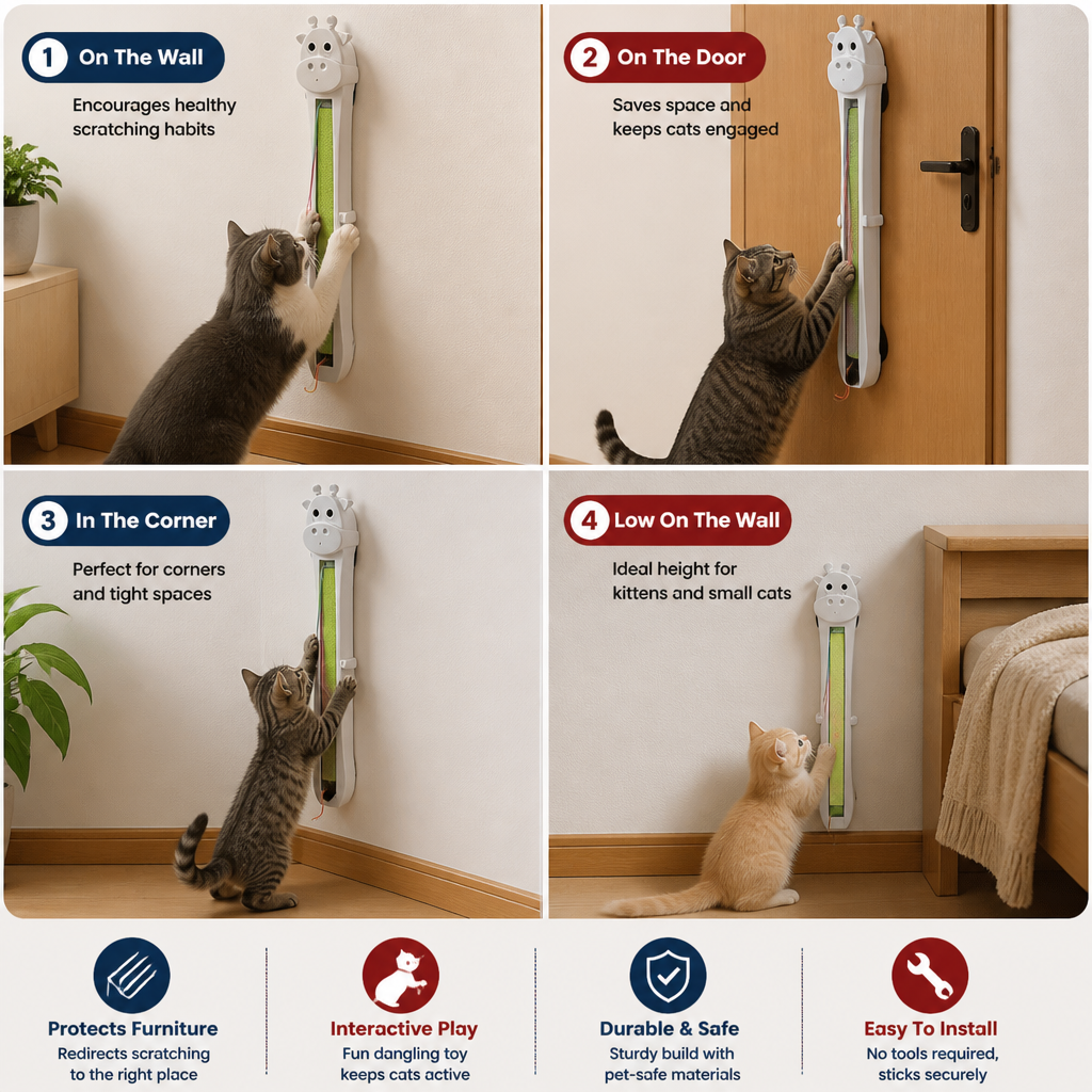 Automatic Cat Teaser Toy for Interactive & Independent Play
