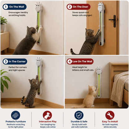 Automatic Cat Teaser Toy for Interactive & Independent Play