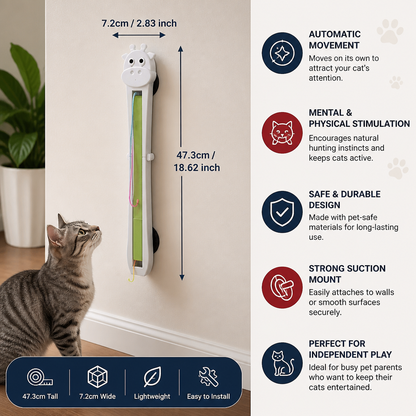 Automatic Cat Teaser Toy for Interactive & Independent Play