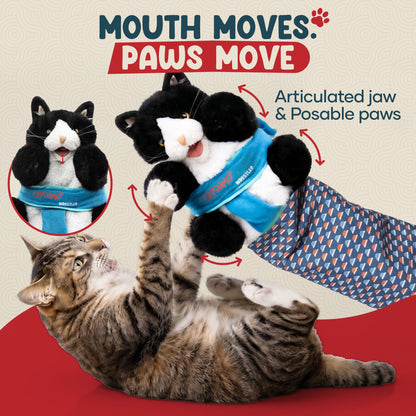 Snootkin Wearable Cat Wrestling Toy & Scratch Protection Sleeve