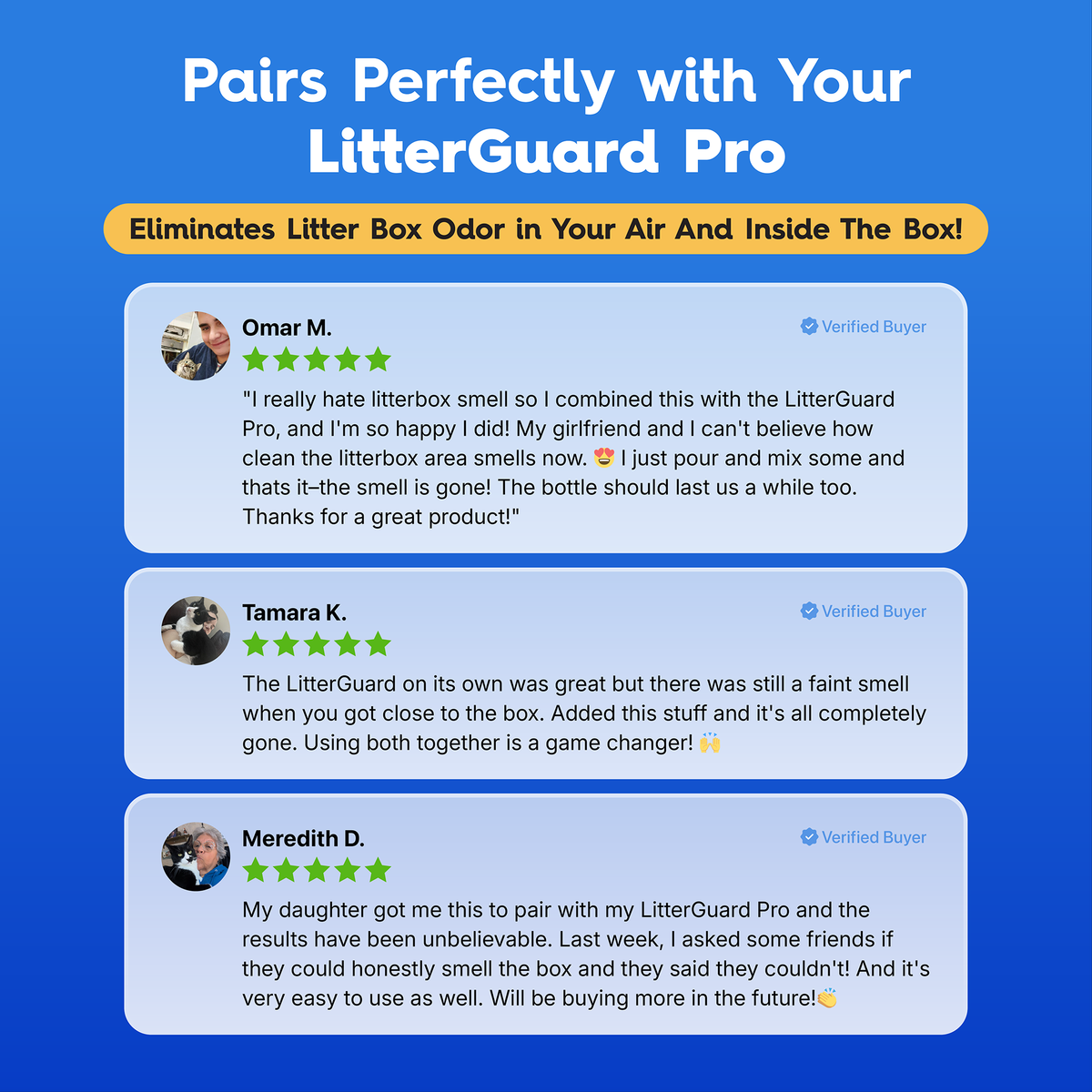Litter Box Deodorizer — Activated Charcoal Odor Absorber