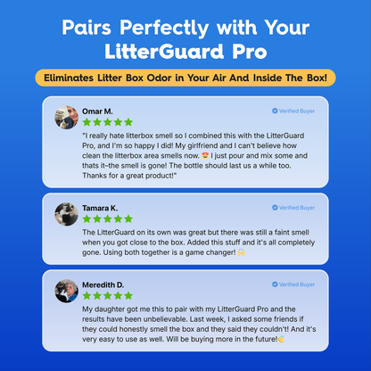 Litter Box Deodorizer — Activated Charcoal Odor Absorber