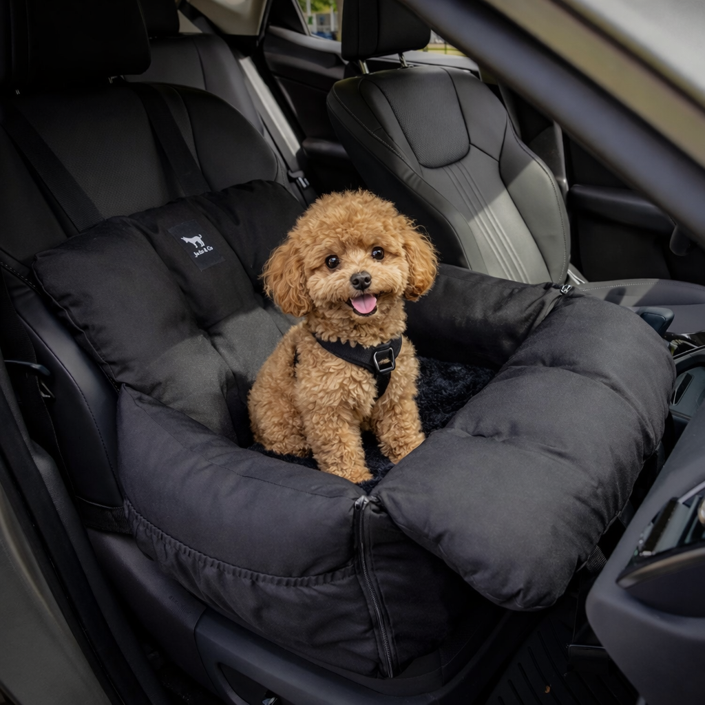 V2 Premium Dog Car Seat with Removable Covers + Luxury Cushion