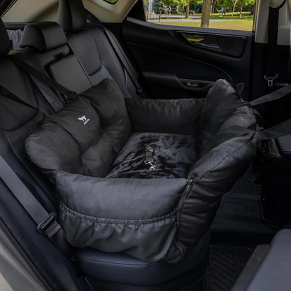 V2 Premium Dog Car Seat with Removable Covers + Luxury Cushion