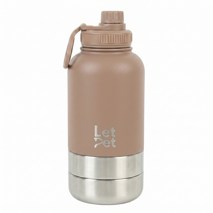Customisable 3-in-1 Dog Bottle | Water For You & Your Dog