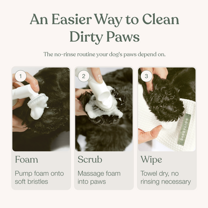 No-Rinse Paw Cleaner Foam for Dogs & Cats