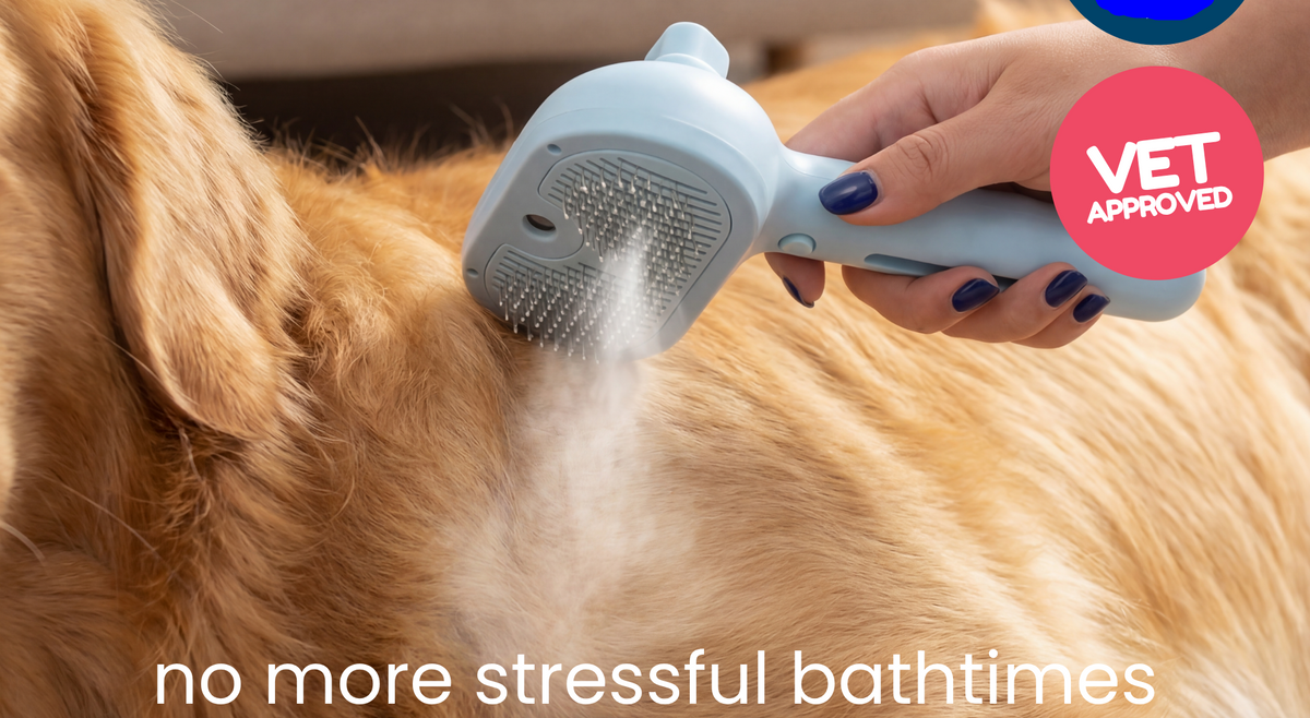 Pet Deshedding Bath Brush — Massage & Groom