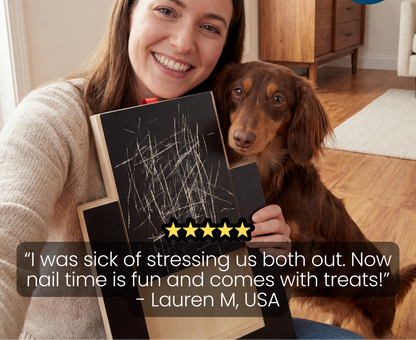Dog Nail Scratch Board — No-Trim Filing