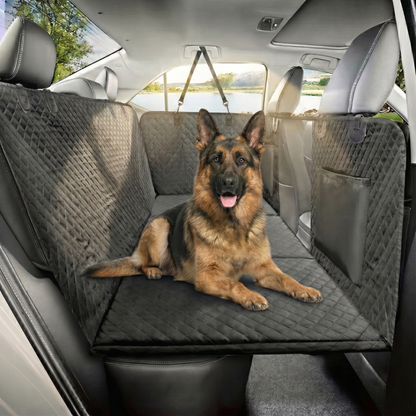 Dog Car Seat Cover — Waterproof Hammock, Hard Bottom