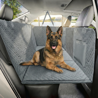 Dog Car Seat Cover — Waterproof Hammock, Hard Bottom