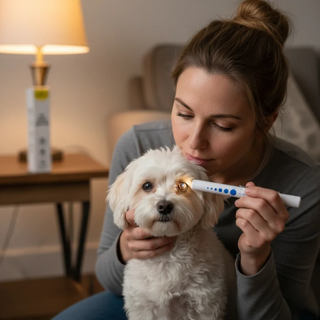 Pet Eye Check Penlight — Gentle LED for Dogs & Cats