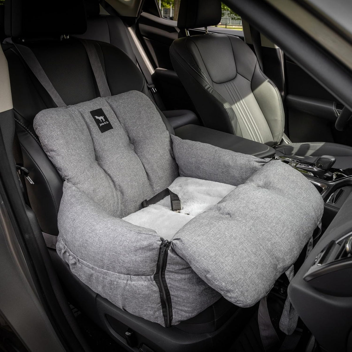 V2 Premium Dog Car Seat with Removable Covers + Luxury Cushion