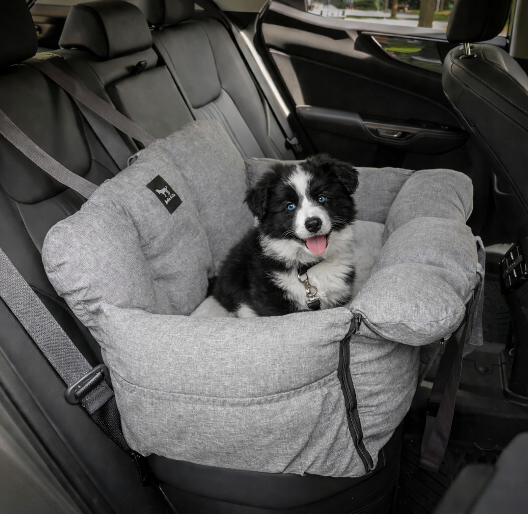 V2 Premium Dog Car Seat with Removable Covers + Luxury Cushion