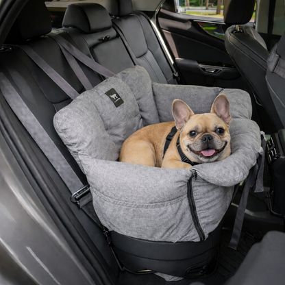 V2 Premium Dog Car Seat with Removable Covers + Luxury Cushion